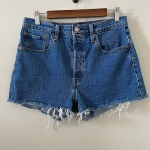 Levi's 501 High Rise Button Fly Shorts Size 31